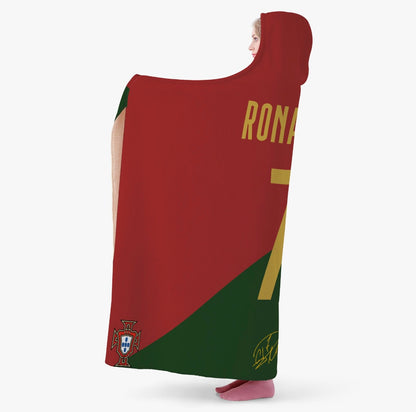 Cristiano Ronaldo PORTUGAL Hooded Blanket