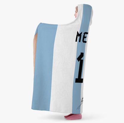 Lionel Messi ARGENTINA Hooded Blanket