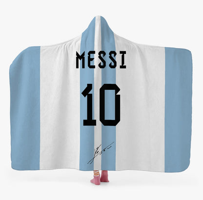 Lionel Messi ARGENTINA Hooded Blanket