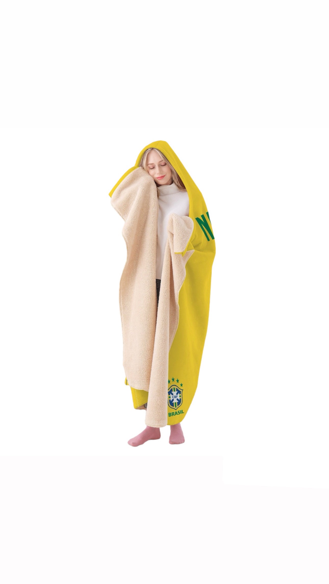 Neymar Jr BRAZIL Hooded Blanket