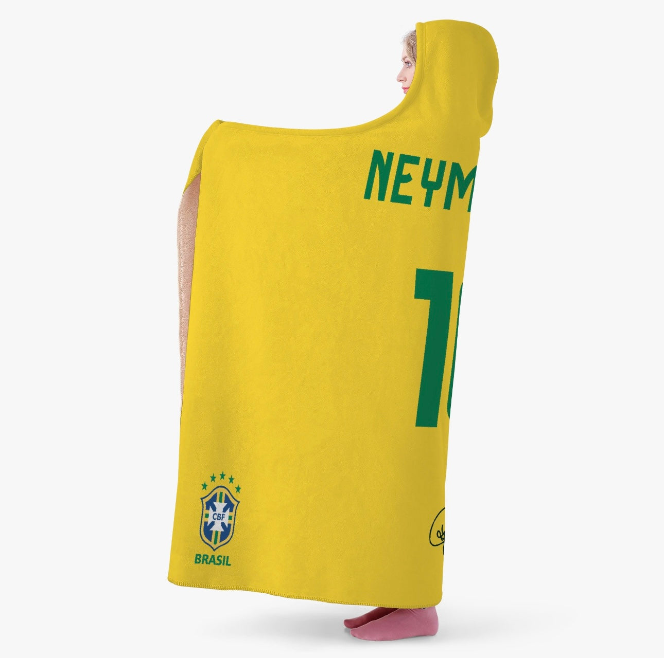 Neymar Jr BRAZIL Hooded Blanket