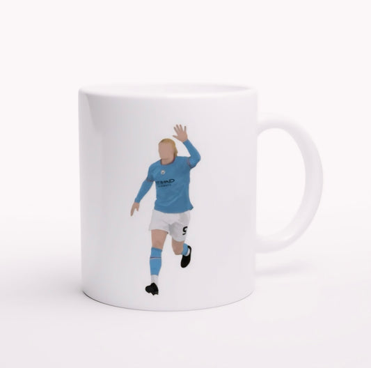 Erling Haaland 5 Goals Celebration Mug