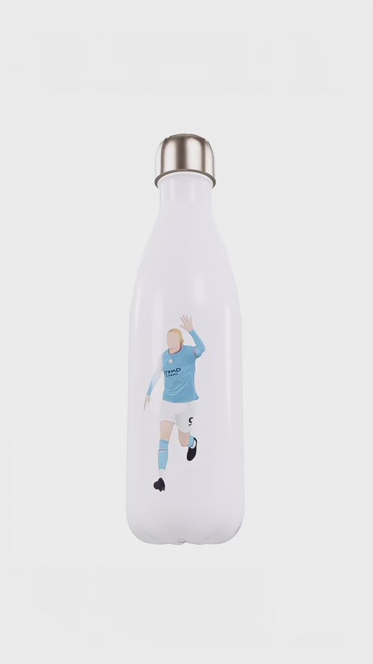 Erling Haaland 5 Goals Celebration Water Bottle